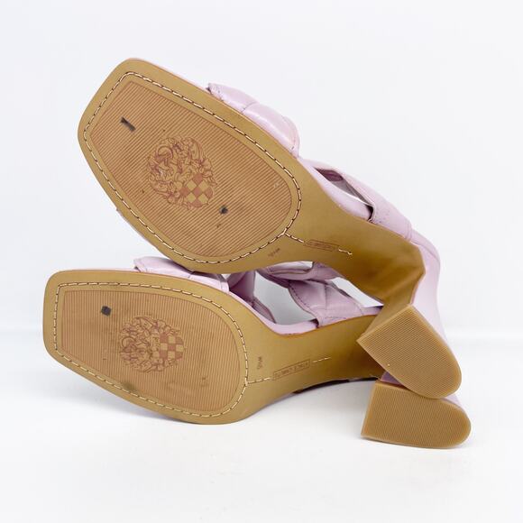 Vince Camuto Women's Renneya Two Strap High Heel Sandal Heeled Water Lily 9.5 M - Picture 8 of 15